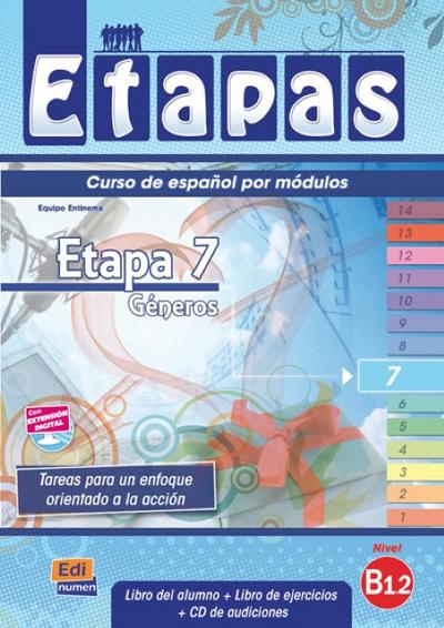 Etapas Level 7 Géneros - Libro del Alumno/Ejercicios + CD - Sonia Eusebio Hermira