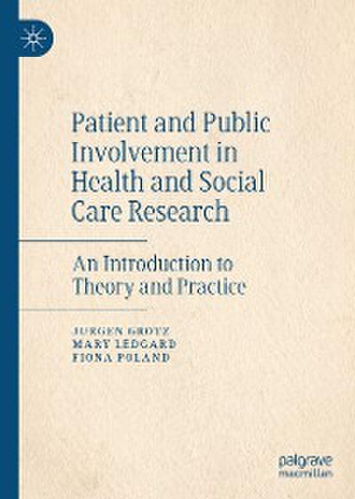 Patient and Public Involvement in Health and Social Care Research