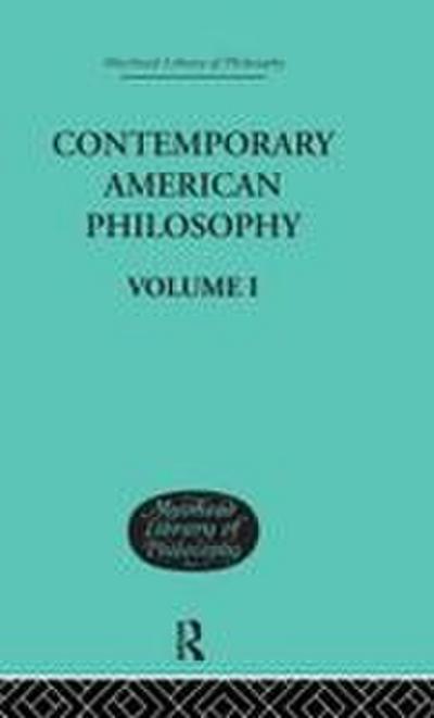 Contemporary American Philosophy