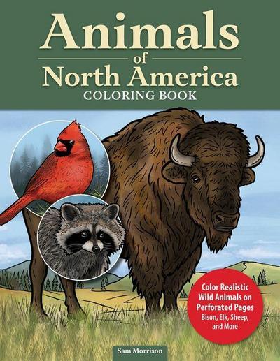 Animals of North America Coloring Book