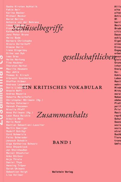 Schlüsselbegriffe gesellschaftlichen Zusammenhalts