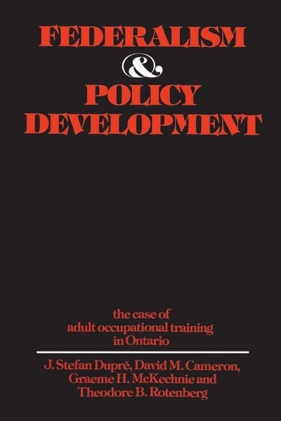Federalism and Policy Development