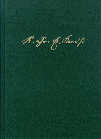 Karl Christian Friedrich Krause: Ausgewählte Schriften / Band IV. Schriften zur Rechtsphilosophie