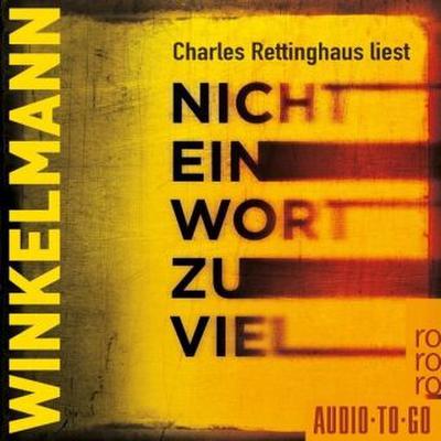 Nicht ein Wort zu viel, 2 Audio-CD, MP3