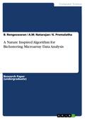 A Nature Inspired Algorithm for Biclustering Micro