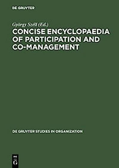 Concise Encyclopaedia of Participation and Co-Management