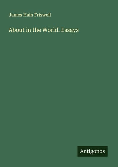 About in the World. Essays