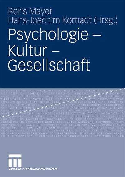 Psychologie, Kultur, Gesellschaft