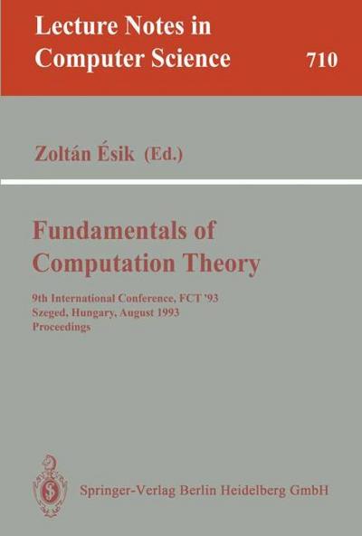 Fundamentals of Computation Theory