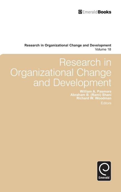 Research in Organizational Change and Development