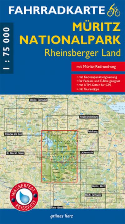 Fahrradkarte Müritz-Nationalpark, Rheinsberger Land