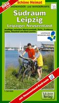 Radwander- und Wanderkarte Südraum Leipzig 1 : 50 000