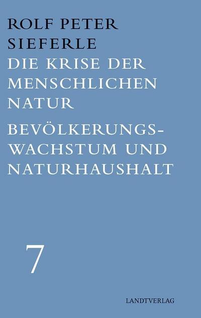 Die Krise der menschlichen Natur / Bevölkerungswachstum und Naturhaushalt