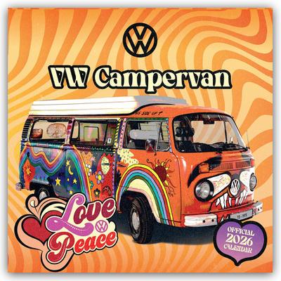 Volkswagen Camper Van - VW Bus 2026 - Wandkalender