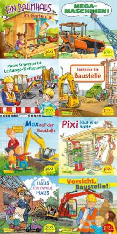 Pixi-8er-Set 311: Pixi auf der Baustelle (8x1 Exemplar)