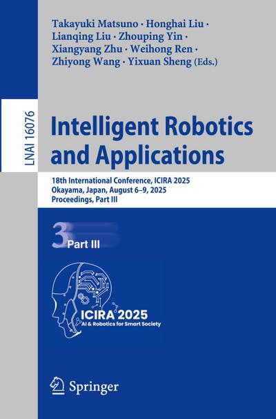 Intelligent Robotics and Applications