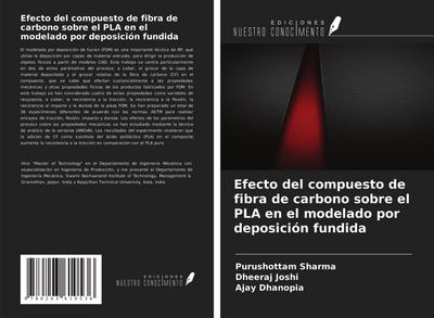Efecto del compuesto de fibra de carbono sobre el PLA en el modelado por deposición fundida