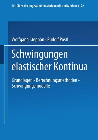 Schwingungen elastischer Kontinua