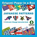 Origami Paper in a Box - Japanese Patterns