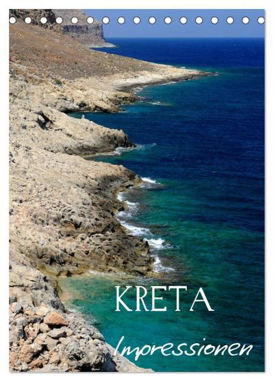 Kreta Impressionen (Tischkalender 2024 DIN A5 hoch), CALVENDO Monatskalender