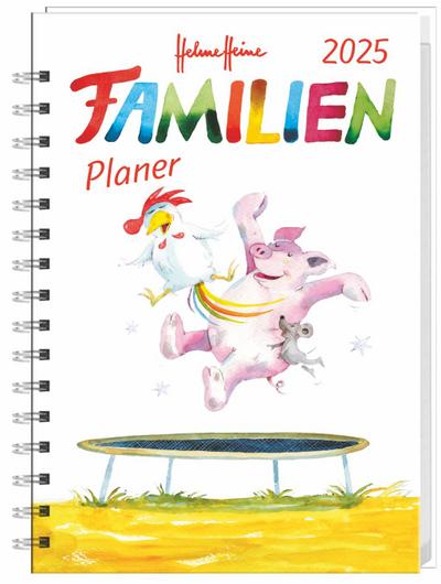 Helme Heine: Familienplaner-Buch A6 2025