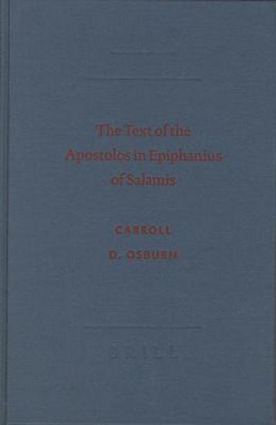 The Text of the Apostolos in Epiphanius of Salamis