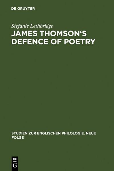 James Thomson’s Defence of Poetry