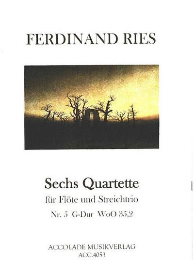 Quartett G-Dur WoO35,2für Flöte und Streichtrio