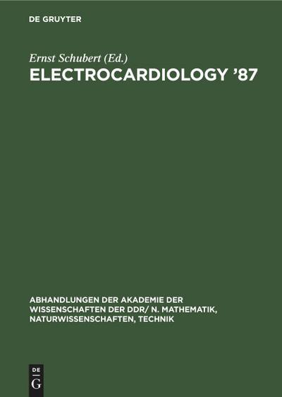 Electrocardiology ’87