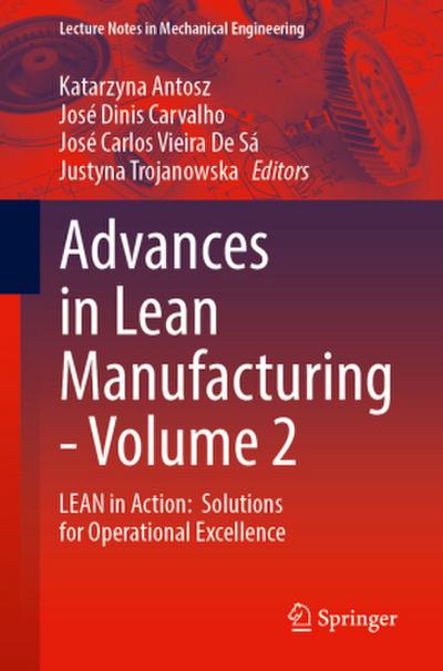 Advances in Lean Manufacturing - Volume 2