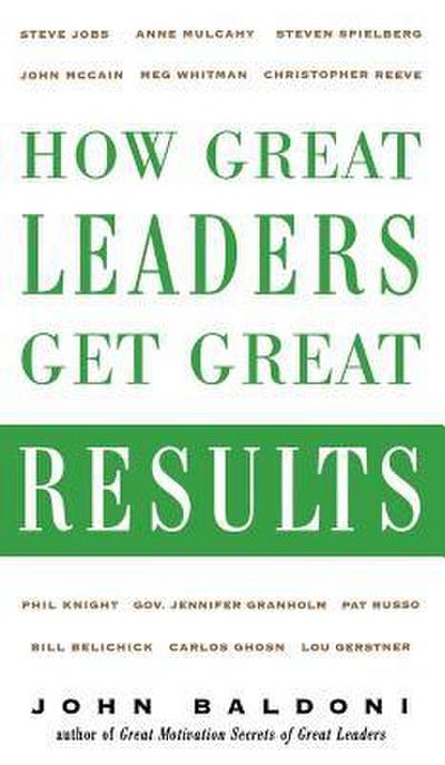 How Great Leaders Get Great Results