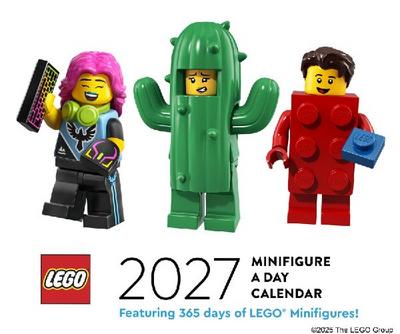 Lego Minifigure a Day 2027 Daily Calendar