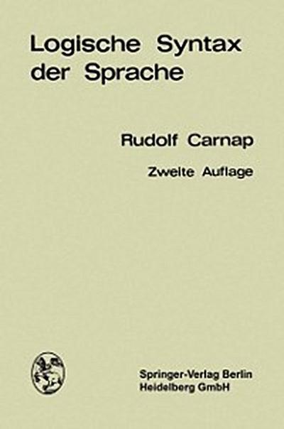 Logische Syntax der Sprache