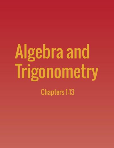 Algebra and Trigonometry