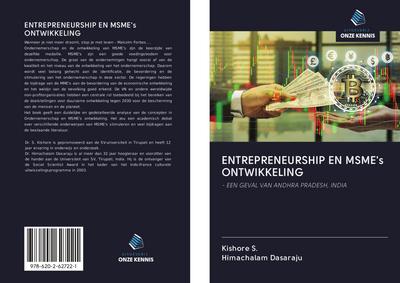 ENTREPRENEURSHIP EN MSME’s ONTWIKKELING