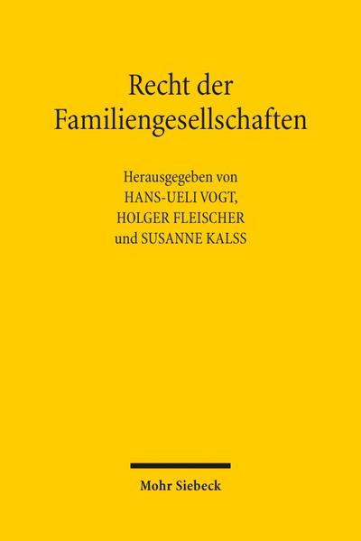 Recht der Familiengesellschaften