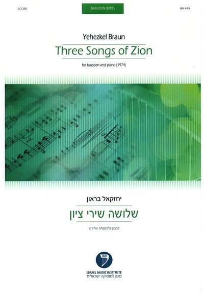 3 Songs of Zionfor bassoon and piano