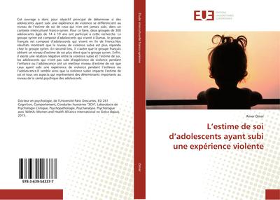 L’estime de soi d’adolescents ayant subi une expérience violente