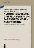 Althochdeutsche Griffel-, Feder- und Farbstiftglos