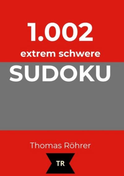 1.002er Sudoku extrem schwer