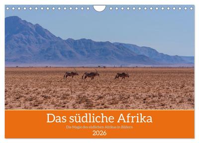 Das südliche Afrika 2026 (Wandkalender 2026 DIN A4 quer), CALVENDO Monatskalender