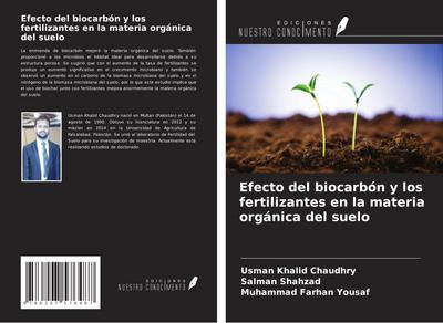 Efecto del biocarbón y los fertilizantes en la materia orgánica del suelo