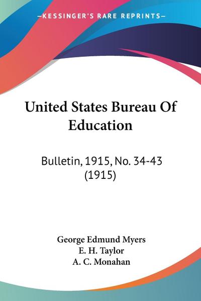 United States Bureau Of Education