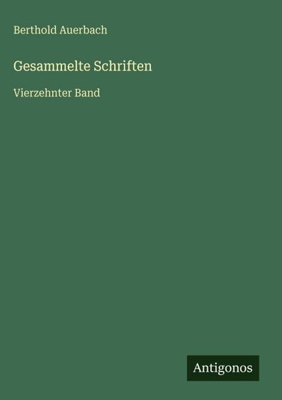 Gesammelte Schriften