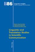 Linguistic and Translation Studies in Scientific C