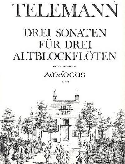 3 Sonaten für 3 Altblockflöten
