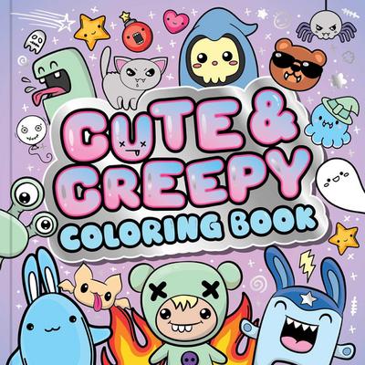Cute & Creepy Coloring Book