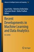 Recent Developments in Machine Learning and Data A