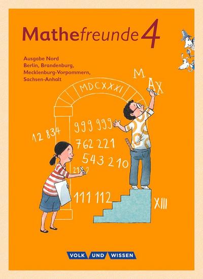 Mathefreunde 4. Schuljahr - Nord - Schülerbuch mit Kartonbeilagen