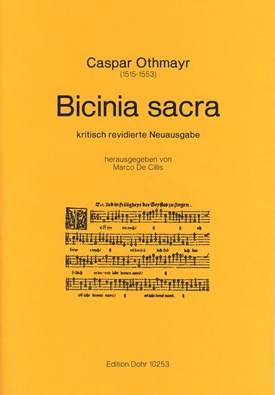 Bicinia sacra für 2 StimmenPartitur